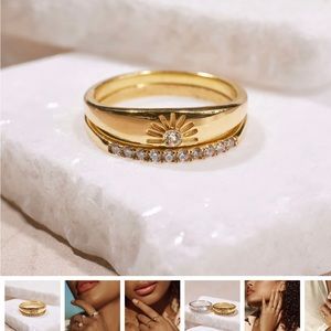 Pura Vida Sunny Days ring stack